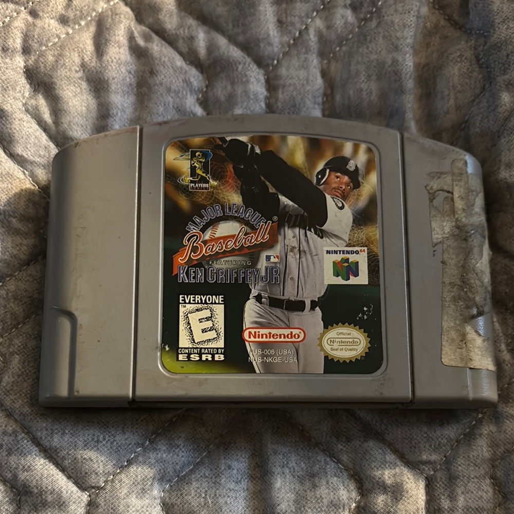 Nintendo Gray N64 Video Game Cartridges